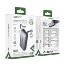 35W PD Fast Charging Power Bank with LED Battery Display, Retractable USB-C Cable, CCC Certification (10000mAh) (M32)