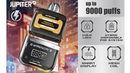 Vapengin Jupiter 9000 Puffs Starter Kit (17 mL)