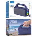 30W Powerful Bluetooth Speaker with LED RGB Light, FM / MicroSD Card / USB / Aux Inputs, TWS Mode (HC47)