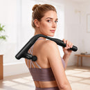 3-in-1 Portable Massage Gun with Multi-Angle Extension Handle, 5 Massage Heads (HP55)