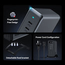 100W 4-Port PD GaN Ultra Fast Desktop Charging Station with 3x USB-C, 1x USB-A, 1.8M Power Cord (AU9)