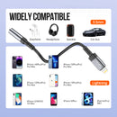 Lightning to 3.5mm Audio Jack Adaptor w/ Plug-And-Play (No Need Bluetooth)  (L12-L)