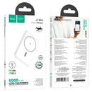 Magnetic 20W PD+QC Wireless Charging Power Bank w/ Ultra Thin (5000mAh) (J140A)