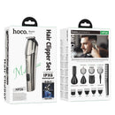 Electric Hair Clipper with IPX6 Waterproofing, LED Battery Display, 7500 RPM, 6 in 1 Grooming Set (HP26)