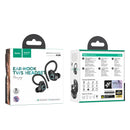 Wireless TWS Earbud w/ Battery % Display, Ear Hook (EQ8)