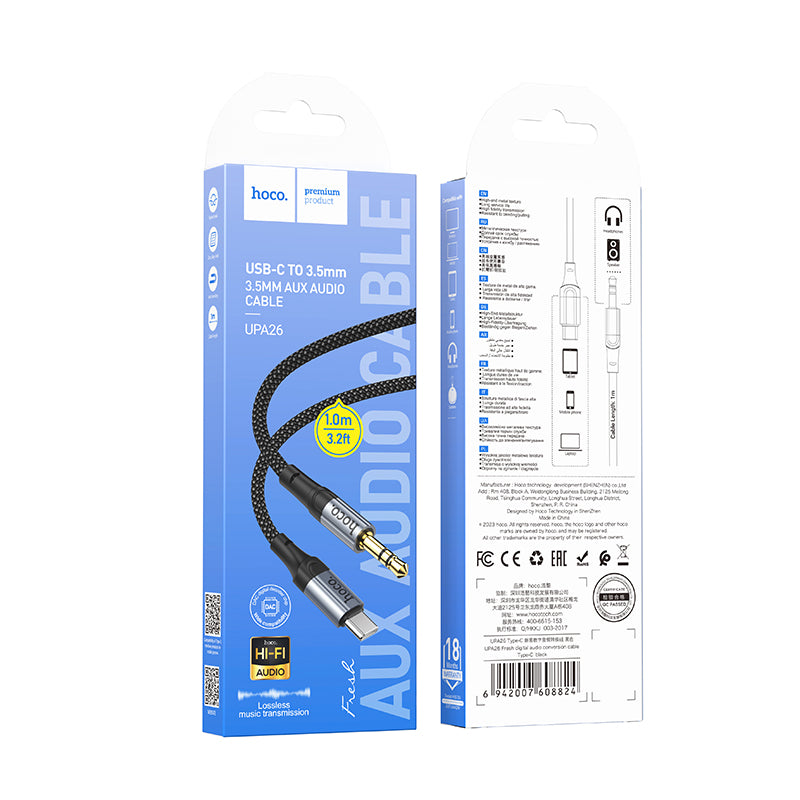 USB-C to 3.5mm Aux Cable (UPA26)