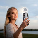 3-in-1 Magnetic LED Fill Light with Foldable Kickstand & Makeup Mirror, MagSafe Compatible (K161)