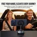 Magnetic Multi-Surface Suction Cup Phone Mount with Foldable Arm (H08)