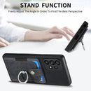 Card Holder w/ Ring & Magnet (Black)