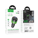 42W FM Car Kit with PD+QC, LED Display, LED Ambient Light (E166)