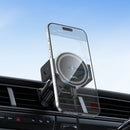 15W Wireless Charging Magnetic 2-in-1 Air Vent Phone Holder – Magnetic or Clamp Mount (HW35)