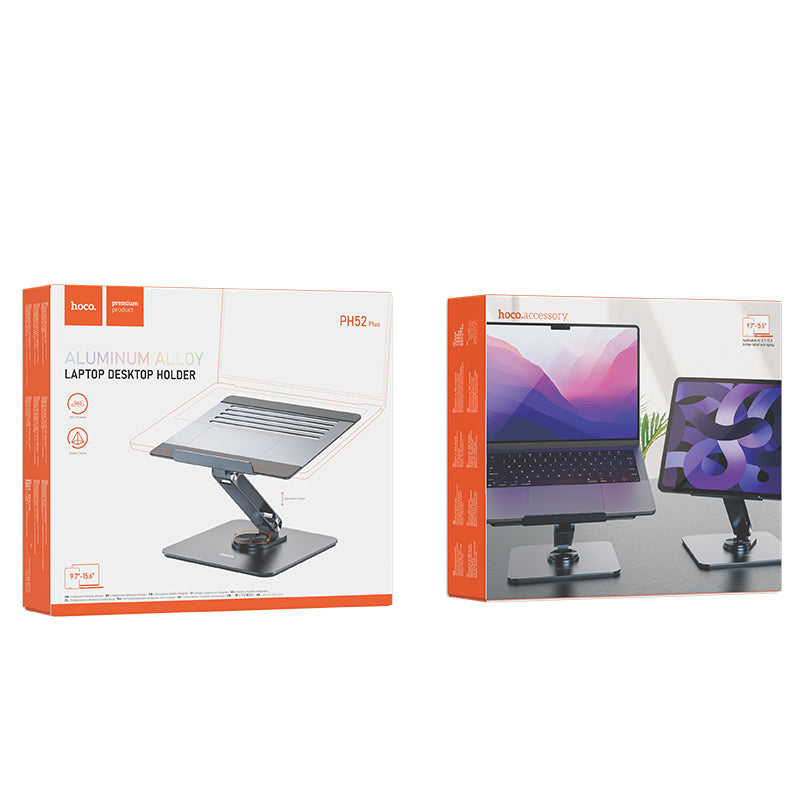 Premium Aluminum Alloy Foldable & Rotatable Laptop/Tablet Stand (PH52
