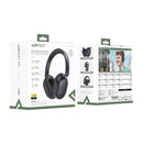 Premium Wireless Headset with -48dB Hybrid ANC Noise Cancellation, 80 Hours (H12)