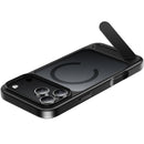 Magnetic Semi-Transparent Case w/ MagSafe Compatible, Anti-Fingerprint, Hidden Kick Stand (AS12) - iPhone 17
