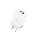 35W GaN Ultra Fast Charger w/ USB-C & USB-A (AU8)