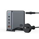 100W 4-Port PD GaN Ultra Fast Desktop Charging Station with 3x USB-C, 1x USB-A, 1.8M Power Cord (AU9)