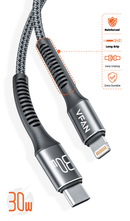 Super Fast Charging Cable with Reinforced Long Grip (X22) - 60W Type C to Type C (2 Meter)