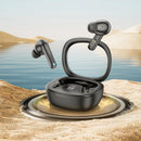 Wireless TWS Earbud w/ Battery % Display, Clear Case (EQ6)