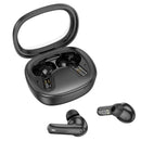 Wireless TWS Earbud w/ Battery % Display, Clear Case (EQ6)