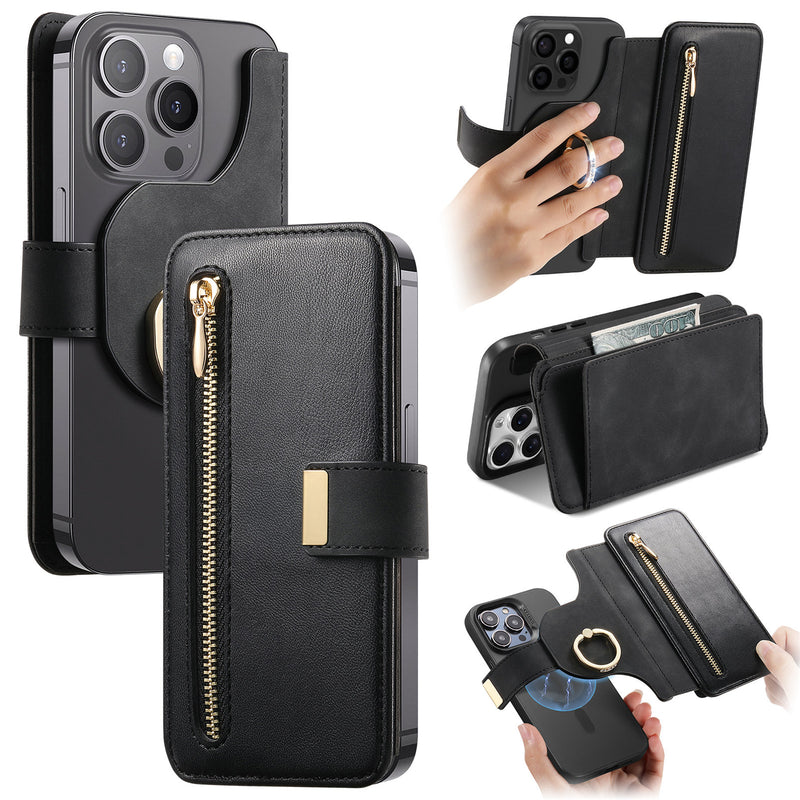 Universal Magnetic Detachable Flip Wallet Case (FLP)