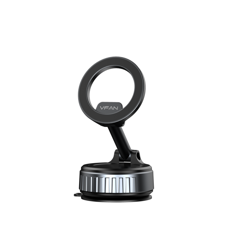 Magnetic Multi-Surface Suction Cup Phone Mount with Foldable Arm (H08)