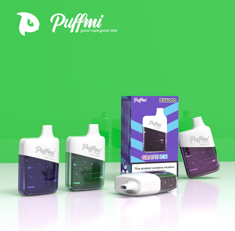 Puffmi DY6000 Vape (Rechargeable, 40mg/ml) - Banana Ice