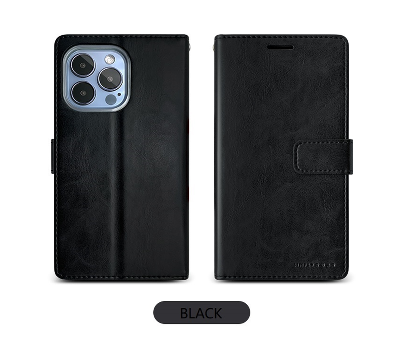 Noble Diary Wallet Case - iPhone 14 Pro (Black)