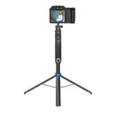 Premium Bluetooth Selfie Stick w/ 1.75m Quadpod, Camera Mount, Stabilizer, V5.2 Remote (K22)