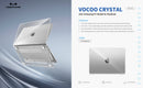 Keephone Vocoo Crystal Ultra Clear Case for MacBook | Ultra-Thin 1.3mm Hard Shell Cover (VOCOO)