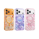 Keephone Iceland Premium Sparkling Glitter Case with 3D Diamond Shell Design | MagSafe Compatible | iPhone 17 Series (ICELAND)
