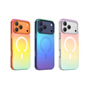 Keephone Rainbow Premium Dazzling Chrome Case with Gradient Color | MagSafe Compatible | iPhone 17 Series (RAINBOW)