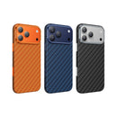 Keephone Robin Genuine Kevlar Case with Classic Stripe | 1500D Aramid Fiber & MagSafe Compatible | iPhone 17 Series (ROBIN)