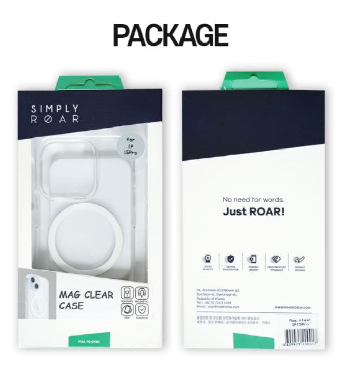 MagClear Magnetic Wireless Charging Clear Case (MAG)