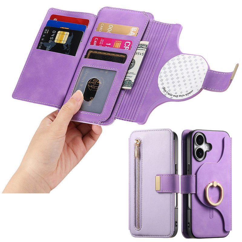 Universal Magnetic Detachable Flip Wallet Case (FLP)