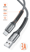 Super Fast Charging Cable with Reinforced Long Grip (X22) - 60W Type C to Type C (2 Meter)