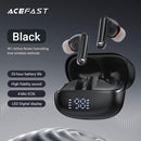 Premium TWS Earbud with LED Display, ANC+ENC Noise Cancellation -35dB, IPX4 Waterproofing, 8 Hours (W1)