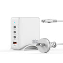 100W 4-Port PD GaN Ultra Fast Desktop Charging Station with 3x USB-C, 1x USB-A, 1.8M Power Cord (AU9)