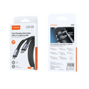 Super Fast Charging Cable with Reinforced Long Grip (X22) - 30W Lightning to Type C
