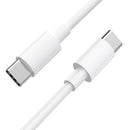 100W Premium White Super Fast Charging Cable, with E-Marker Microchip (X51) USB C to USB C