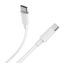100W Premium White Super Fast Charging Cable, with E-Marker Microchip (X51) USB C to USB C