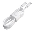 100W Premium White Super Fast Charging Cable, with E-Marker Microchip (X51) USB C to USB C