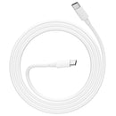 100W Premium White Super Fast Charging Cable, with E-Marker Microchip (X51) USB C to USB C