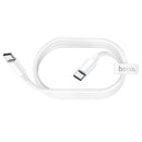 100W Premium White Super Fast Charging Cable, with E-Marker Microchip (X51) USB C to USB C