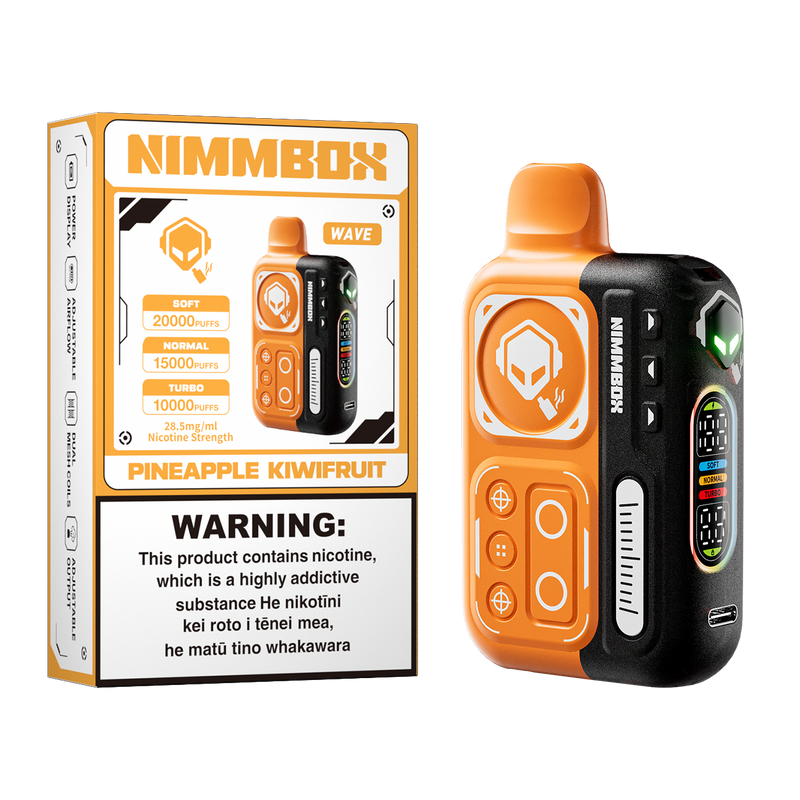 Nimmbox Wave Kit with Three Smart Modes & Up to 20000 Puffs - Grape