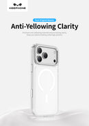 Keephone MagiCam Foldable Kickstand & Selfie Stick Case | Anti-Yellowing, MagSafe Compatible | iPhone 17 Series (MAGICAM)