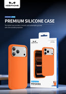 Keephone Rosana Premium Liquid Silicone Case | MagSafe Compatible | iPhone 17 Series (ROSANA)