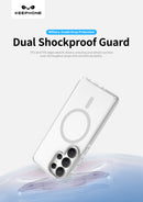 Keephone ShockStar Premium Shockproof Clear Case | MagSafe Compatible - Galaxy S26 Ultra (Black) (SHOCKSTAR)