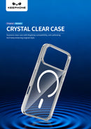 Keephone Combo 3-in-1 Ultimate Protection Kit | Anti-Yellowing MagSafe Clear Case, Screen Protector & Lens Guard | iPhone 17 Series (COMBO)