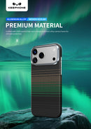 Keephone Seanova Genuine Kevlar Case with Modern Aesthetic | 1500D Aramid Fiber & MagSafe Compatible | iPhone 17 Series (SEANOVA)