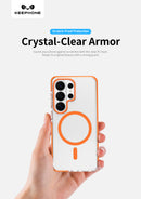 Keephone ShockStar Premium Shockproof Clear Case | MagSafe Compatible - Galaxy S26 Ultra (Black) (SHOCKSTAR)
